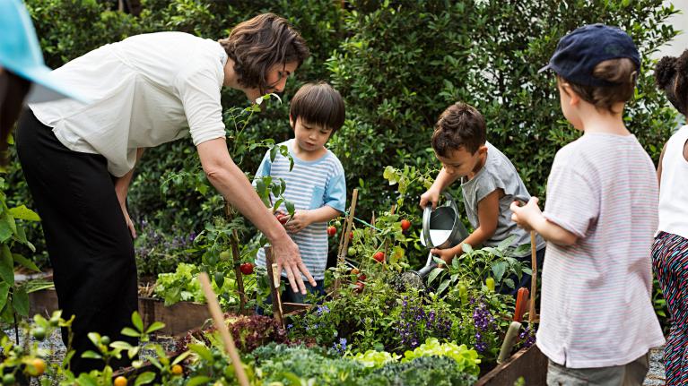 Eveiller les enfants à la nature, éveiller les sens